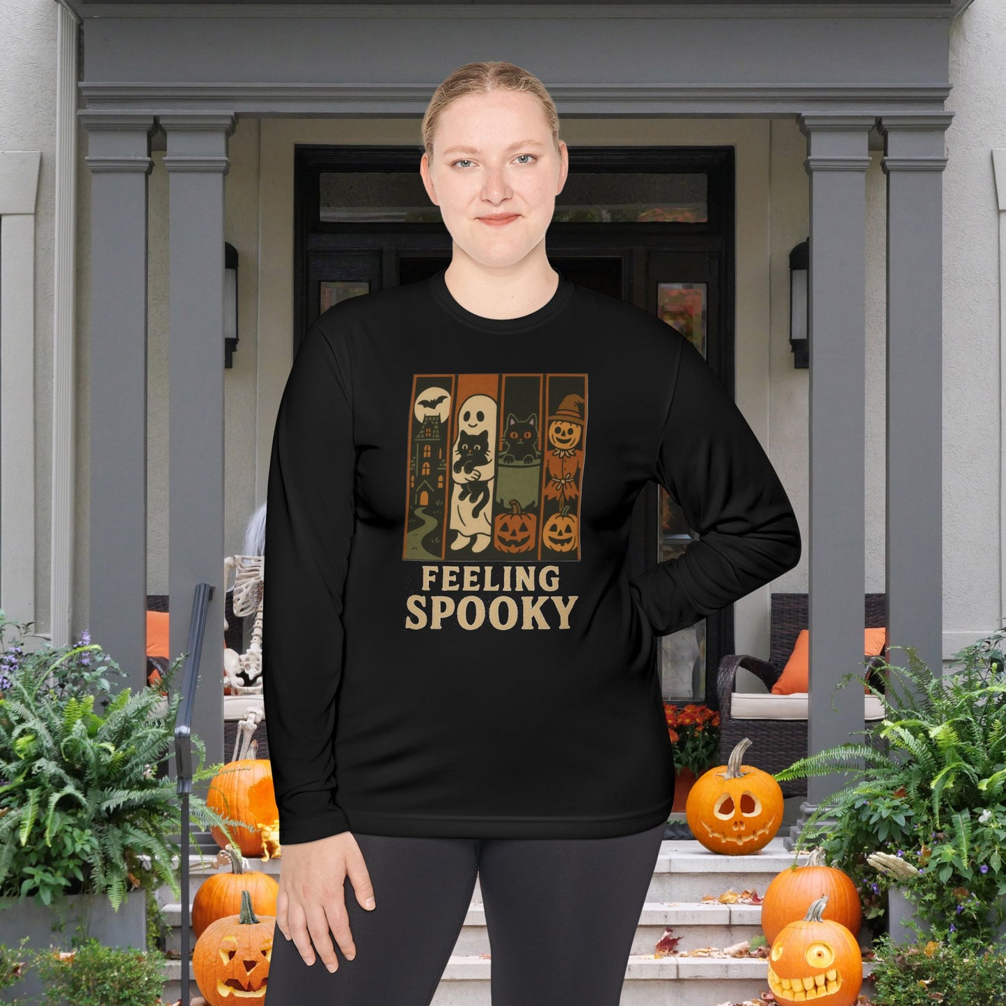 Feeling Creepy Adult Long Sleeve Tee