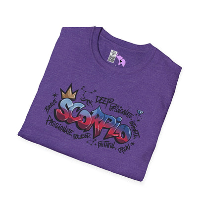 Scorpio Street Art Adult T-shirt