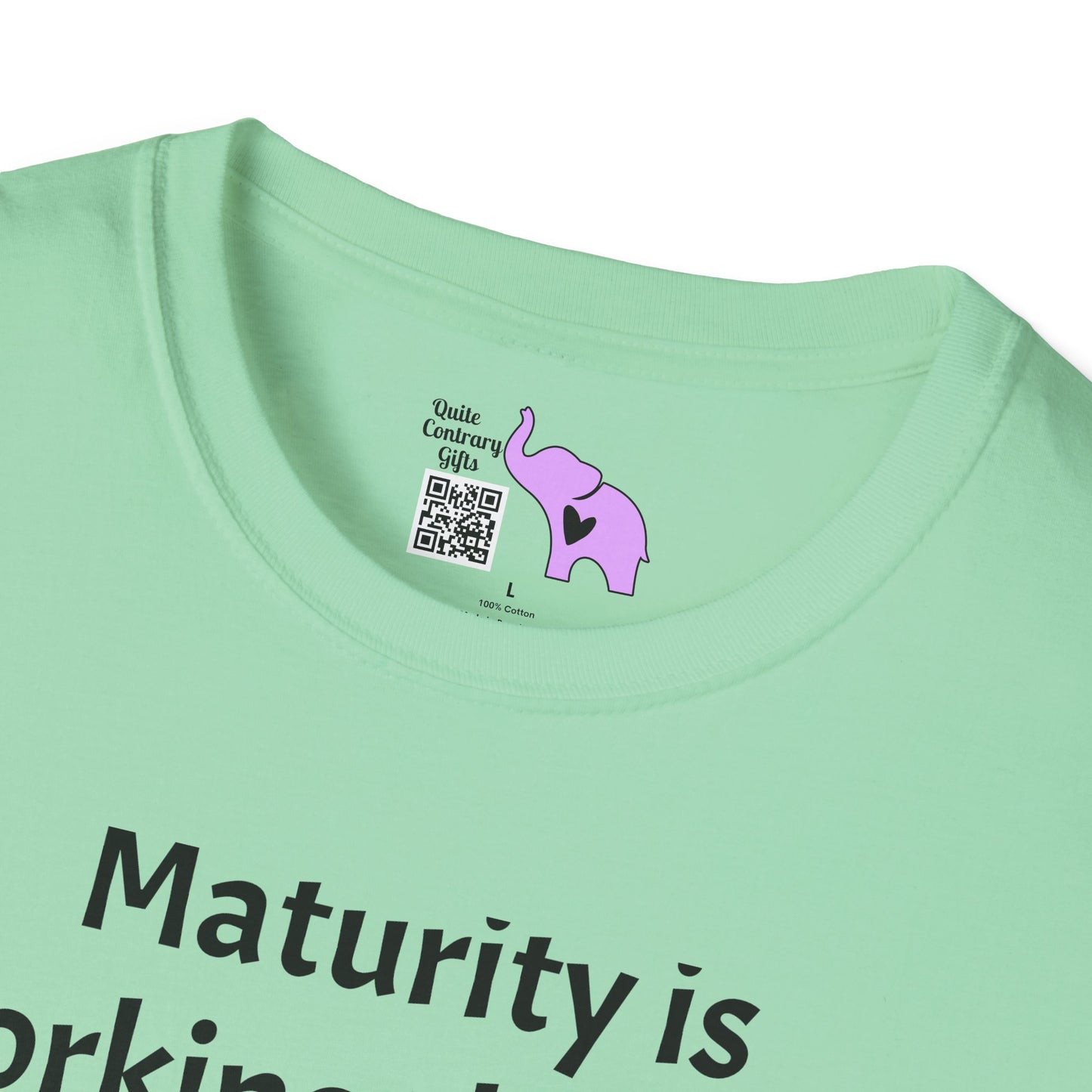 Maturity is... Adult T-shirt