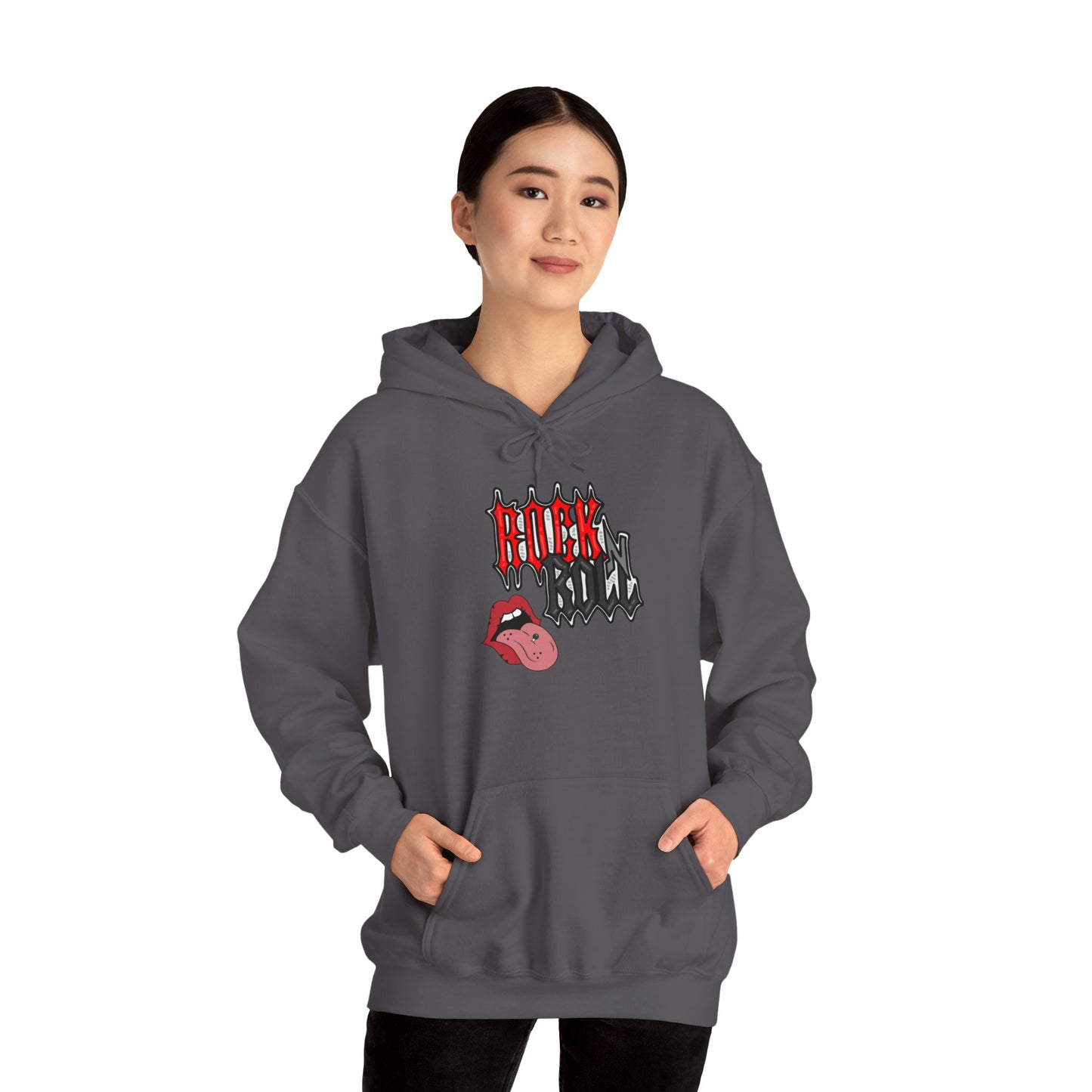 Rock N' Roll Adult Heavy Blend™ Hooded Sweatshirt