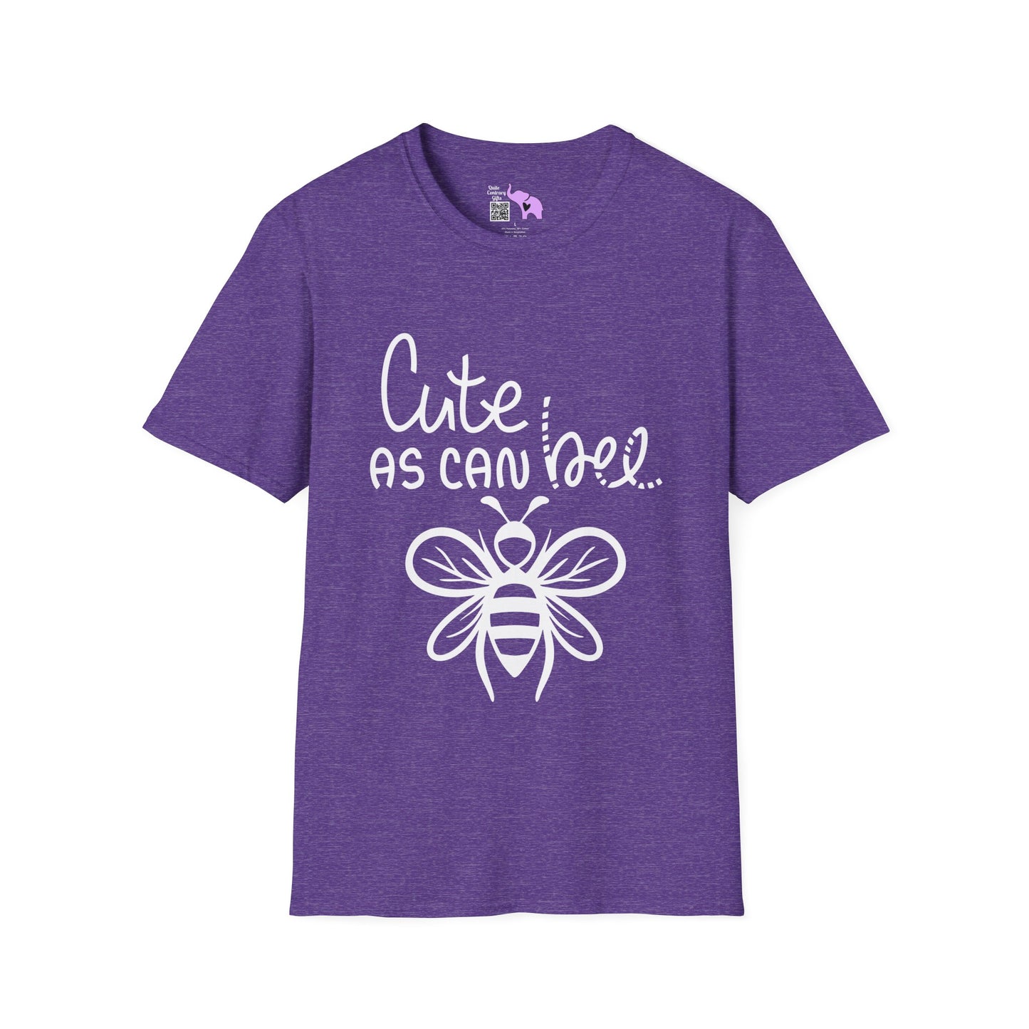 Cute As Can Bee Adult T-shirt