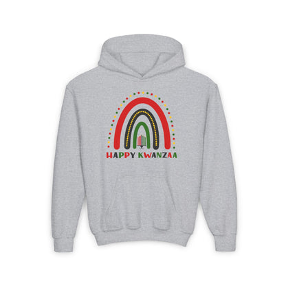 Happy Kwanzaa Arch Youth Heavy Blend Hoodie