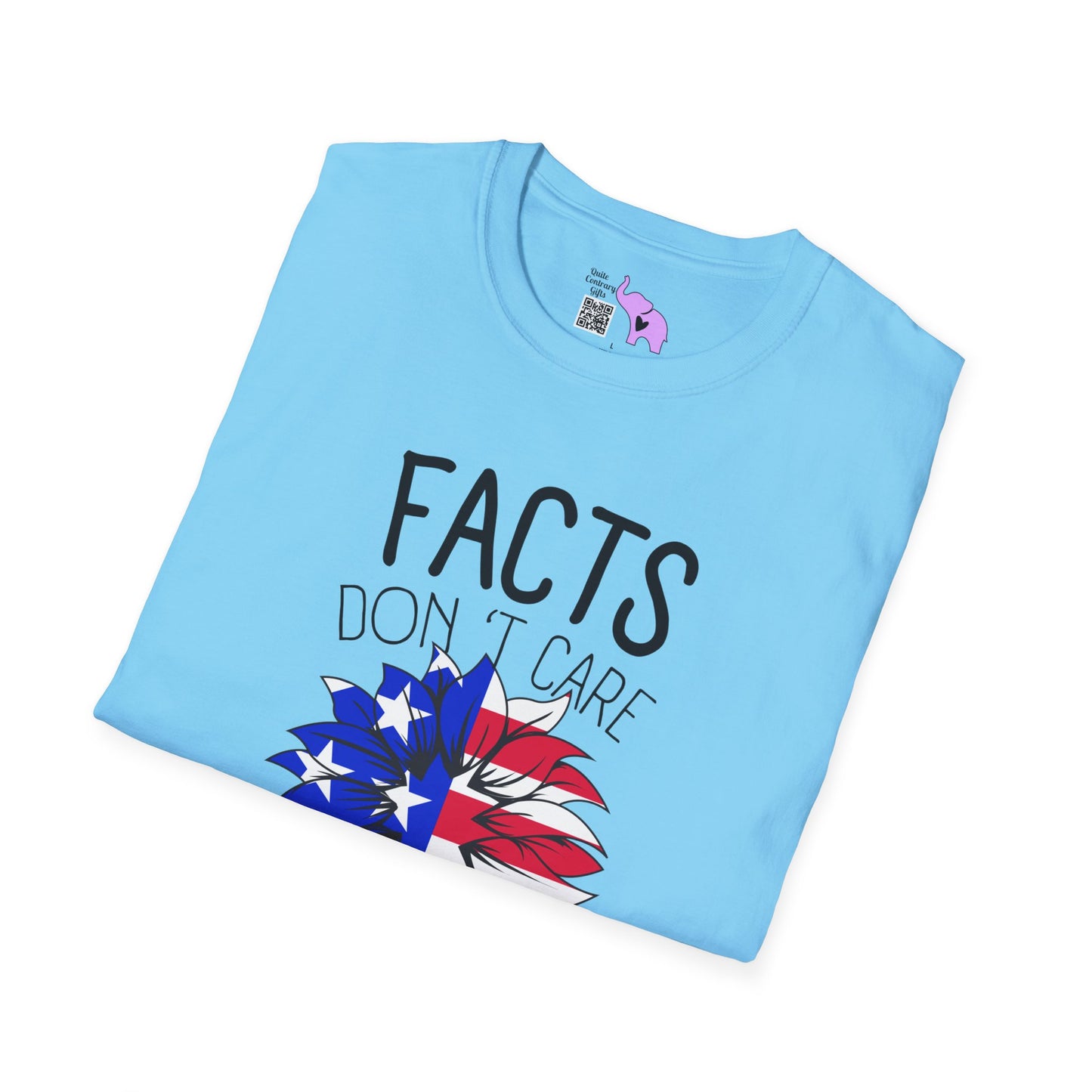 Facts Don't Care About Your Feelings American Flag Adult T-shirt
