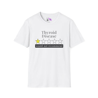 Thyroid Disease 1 Star Would Not Recommend Adult T-shirt