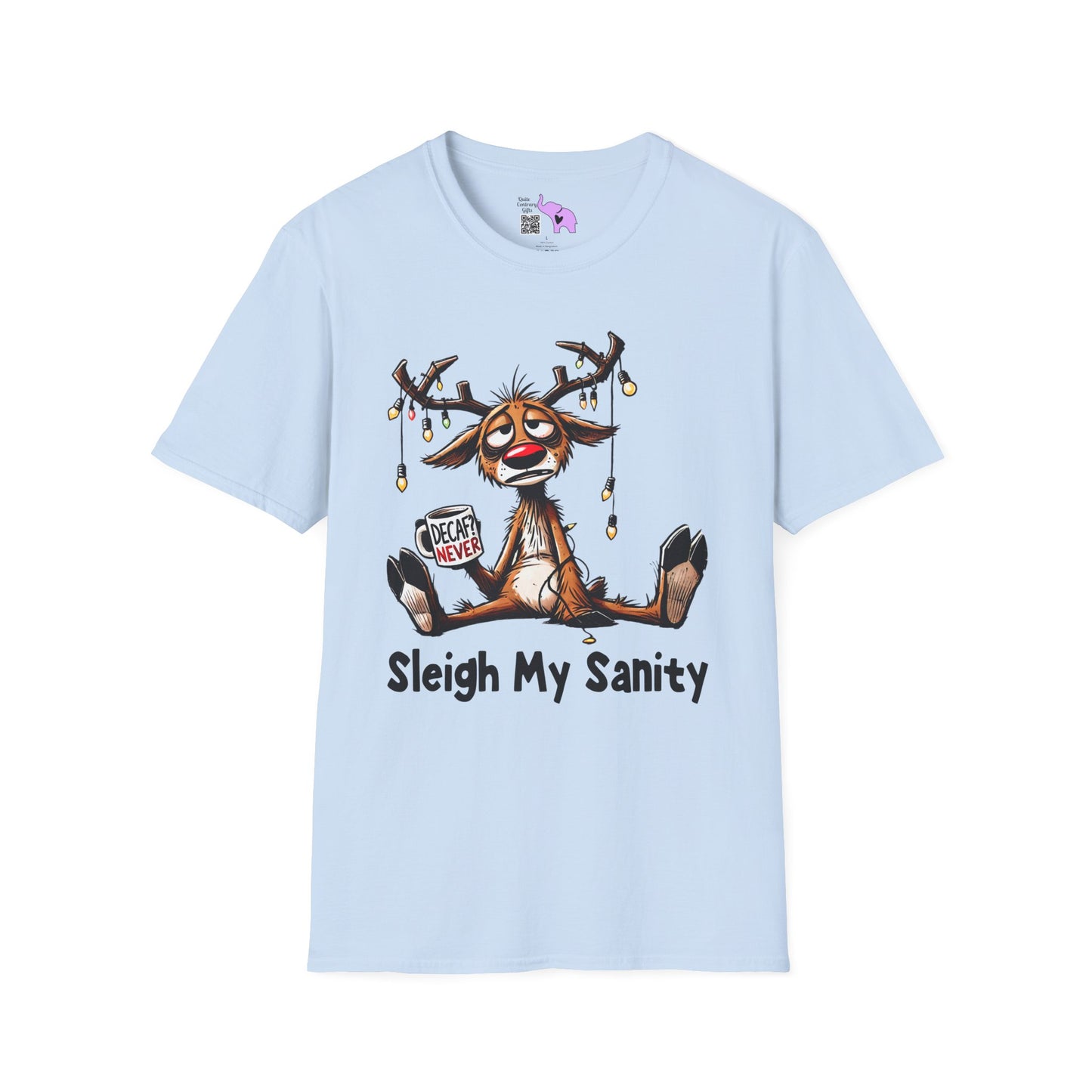 Sleigh My Sanity Adult T-shirt