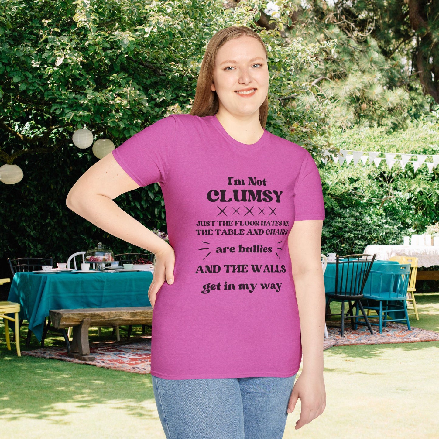 I'm Not Clumsy Adult T-shirt