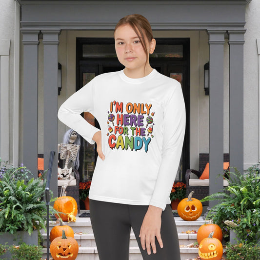 I'm Only Here for the Candy Youth Long Sleeve Tee