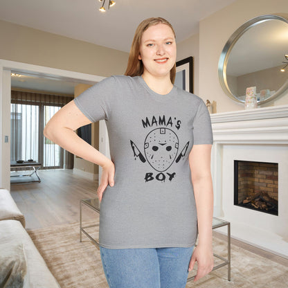 Jason Voorhees Mama's Boy Adult T-shirt