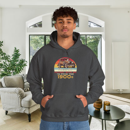 Please Be Patient With Me (Vintage Car) Heavy Blend™ Hooded Sweatshirt