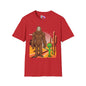 Bigfoot & Alien Adult T-shirt