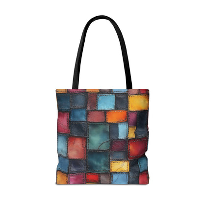 Colorblock Craze Canvas Tote Bag