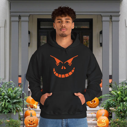 Spooky Jack-O-Lantern Heavy Blend™ Hooded Sweatshirt