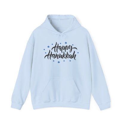 Happy Hanukkah 3 Adult Heavy Blend™ Hooded Sweatshirt