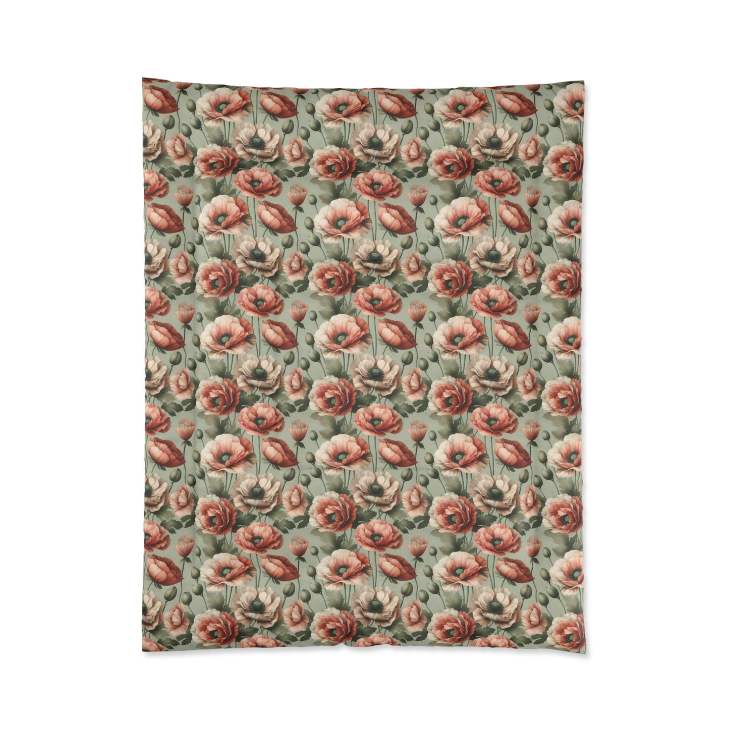 Blushing Poppy Comforter