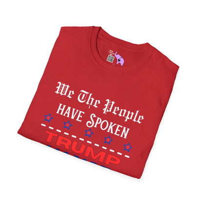 We The People Have Spoken Trump/Vance 2025-2029 Adult T-shirt