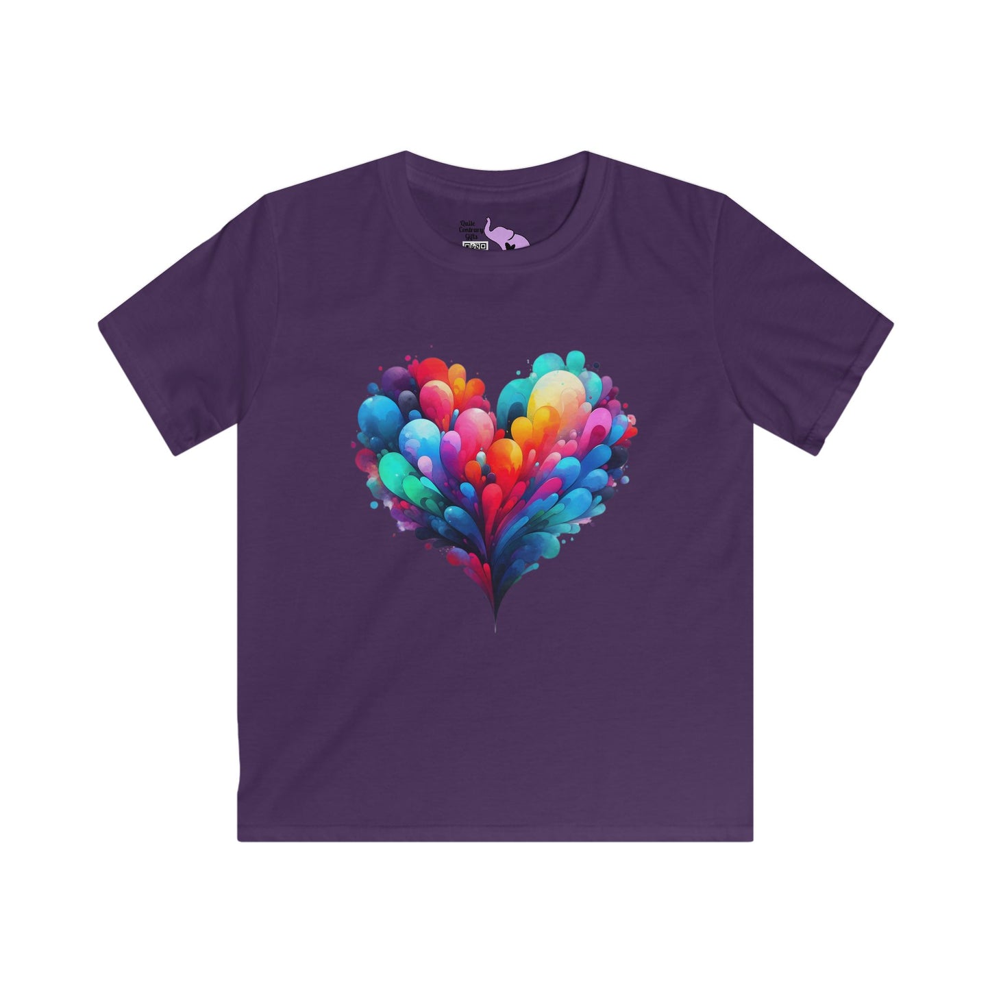All the Feels Heart Youth Softstyle Tee