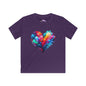 All the Feels Heart Youth Softstyle Tee