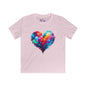 All the Feels Heart Youth Softstyle Tee