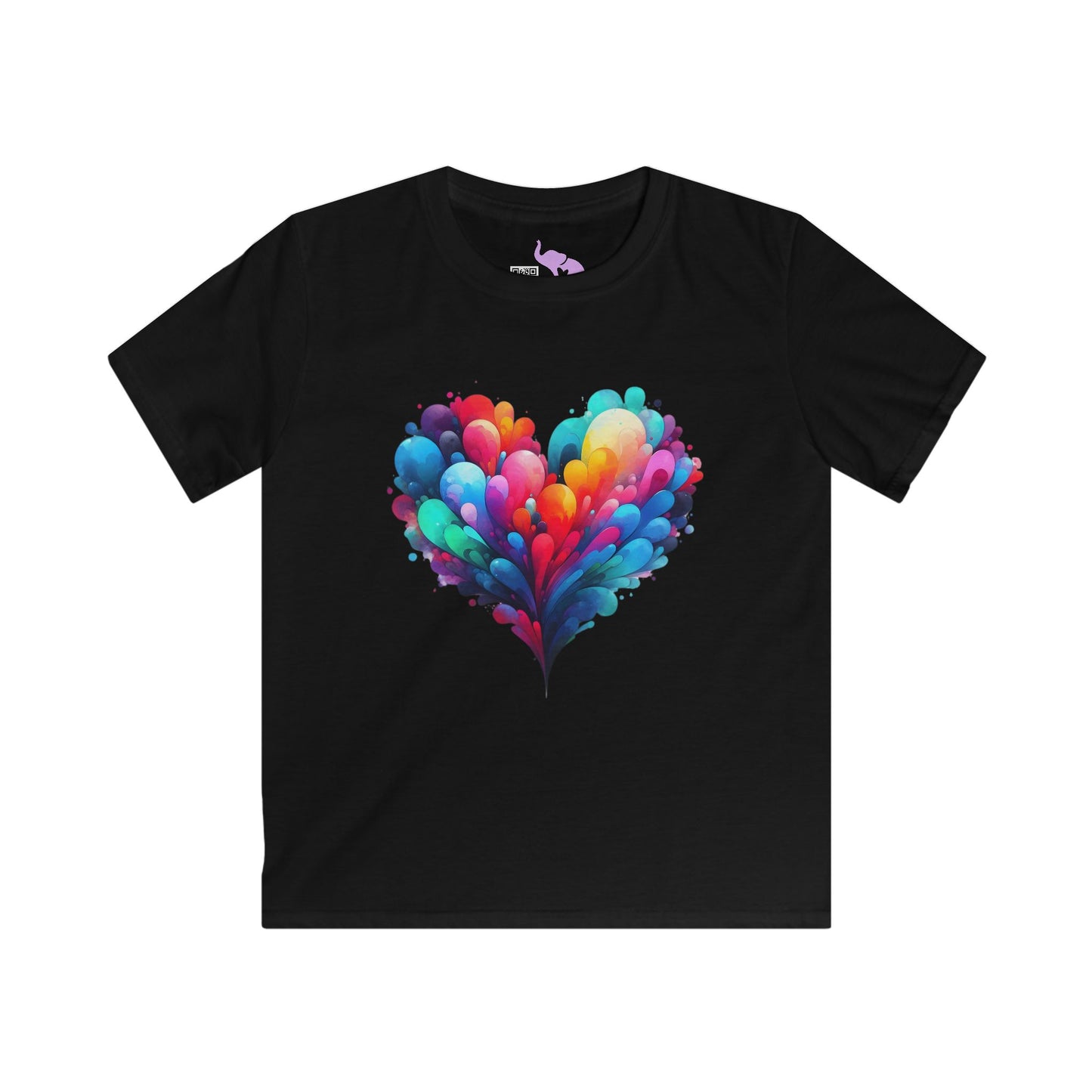 All the Feels Heart Youth Softstyle Tee