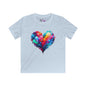 All the Feels Heart Youth Softstyle Tee