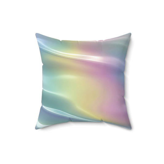 Pastel Mirage Throw Pillow