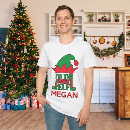 I'm The Smart Elf Adult T-shirt (Custom Name Available!)