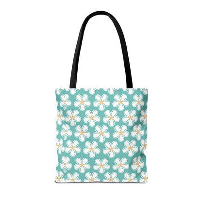 Tealberry Blooms Canvas Tote Bag