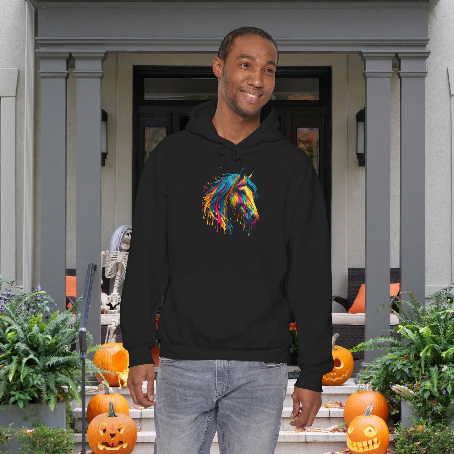 Colorful Horse Heavy Blend™ Hooded Sweatshirt