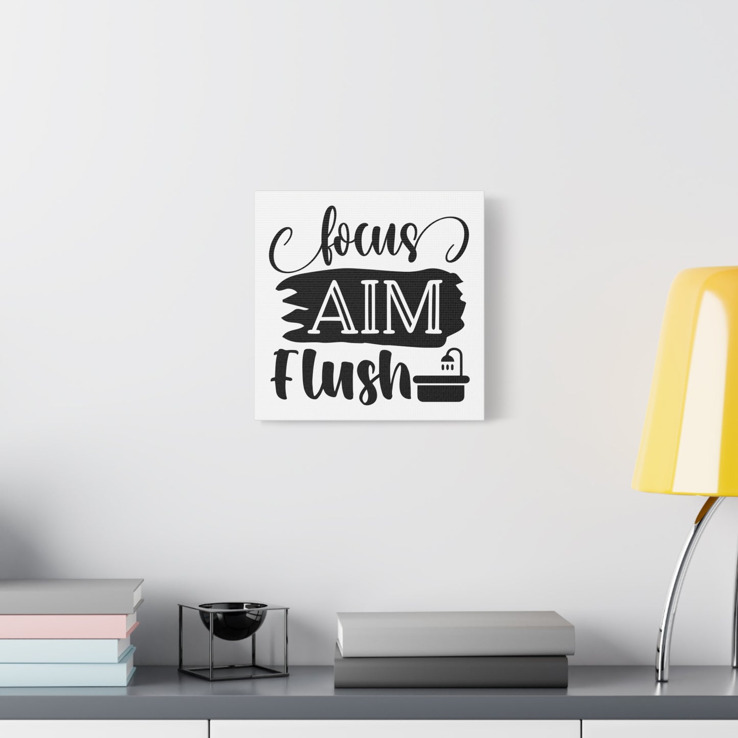 Focus Aim Flush 2 Canvas Art