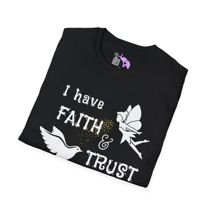 Faith Trust No PIxie Dust Adult T-shirt