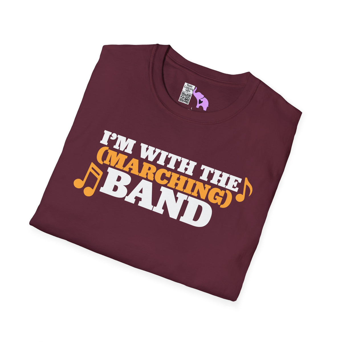 I'm With The (Marching) Band Adult T-shirt