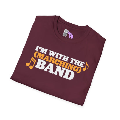 I'm With The (Marching) Band Adult T-shirt