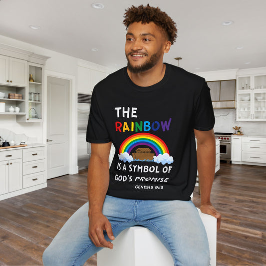 The Rainbow Is A Symbol of God's Promise Adult T-shirt