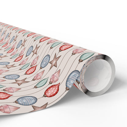 Christmas Baubles Wrapping Paper