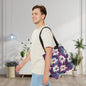 Twilight Daisy Meadow Canvas Tote Bag