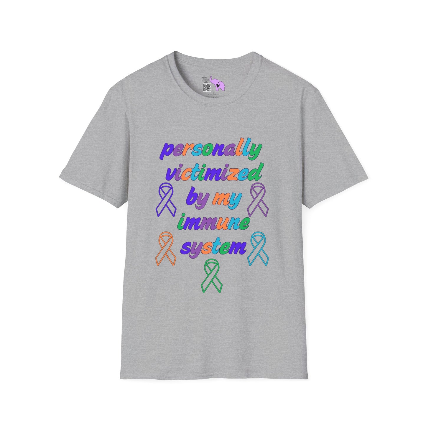 Personally Victimized By My Immune System Adult T-shirt