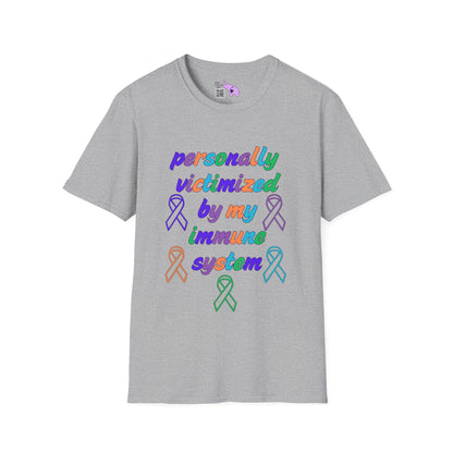 Personally Victimized By My Immune System Adult T-shirt