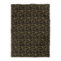 Golden Noir Swirl Microfiber Duvet Cover