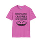 Thanksgiving Calories Don't Count Adult T-shirt
