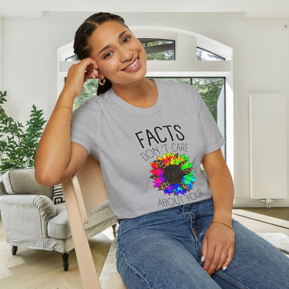 Facts Don't Care About Your Feelings Adult T-shirt