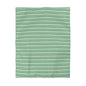 Moss Cairn Stripes Microfiber Duvet Cover