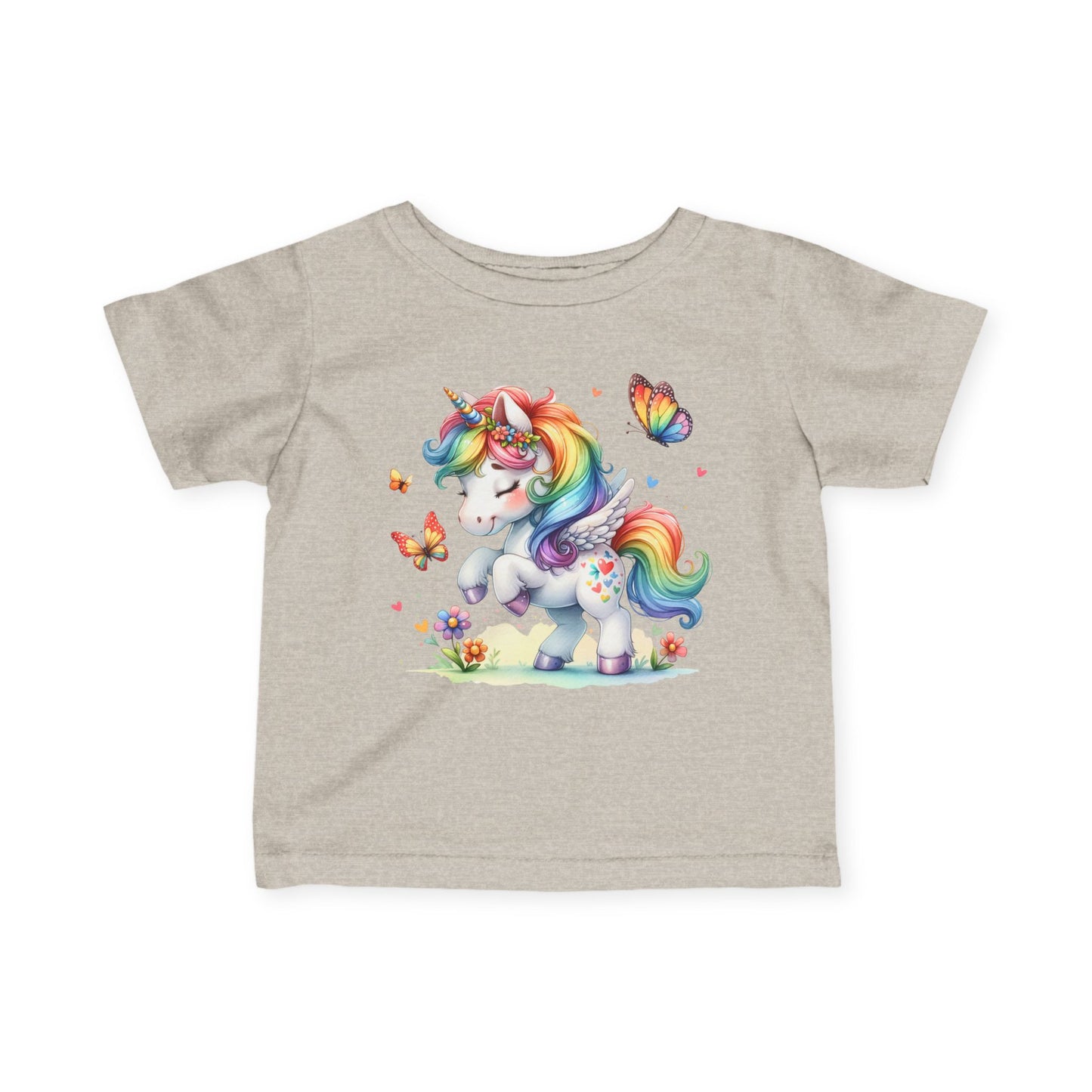 Rainbow Unicorn Infant Soft T-Shirt