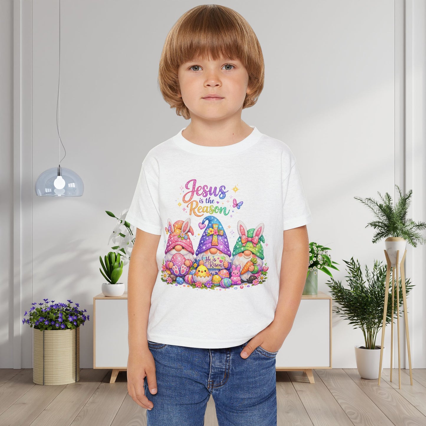 Jesus is the Reason Heavy Cotton™ Toddler T-shirt