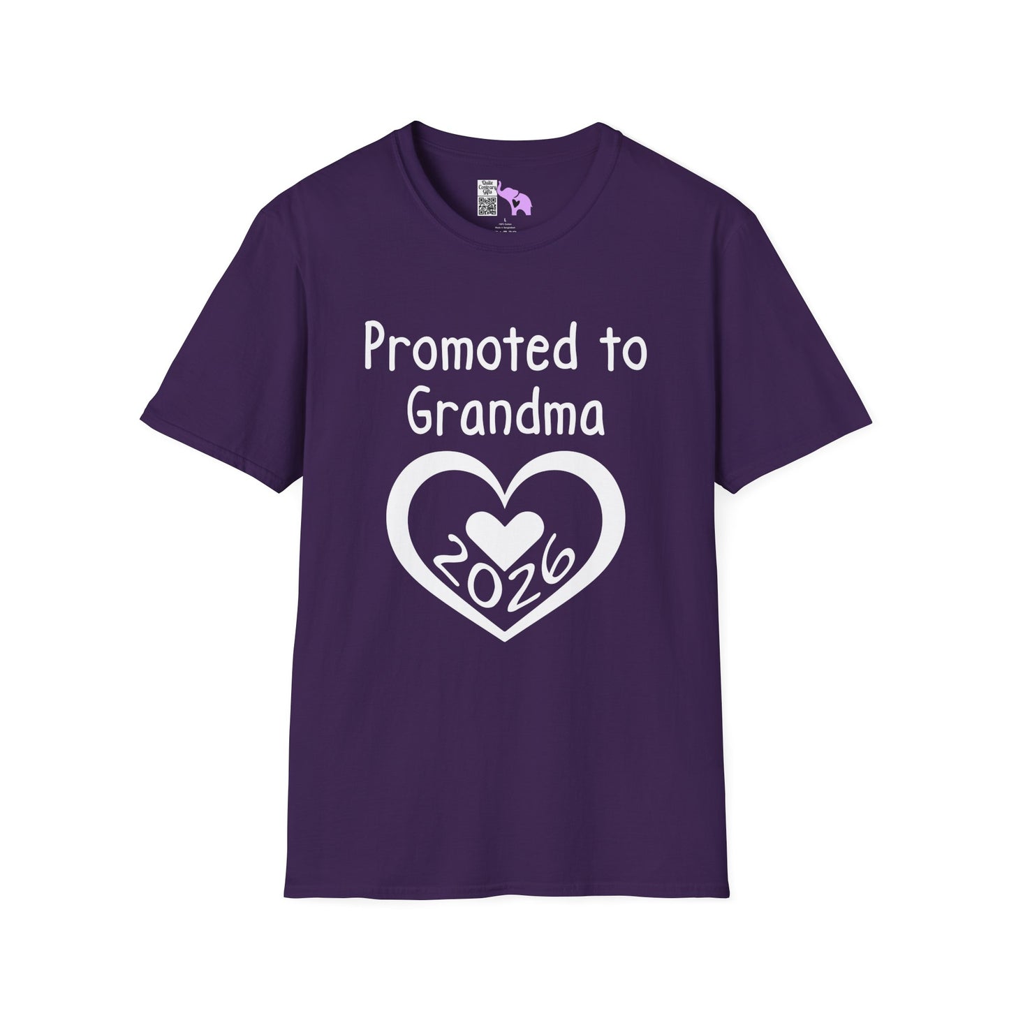 Promoted To Grandma 2026 Adult T-shirt