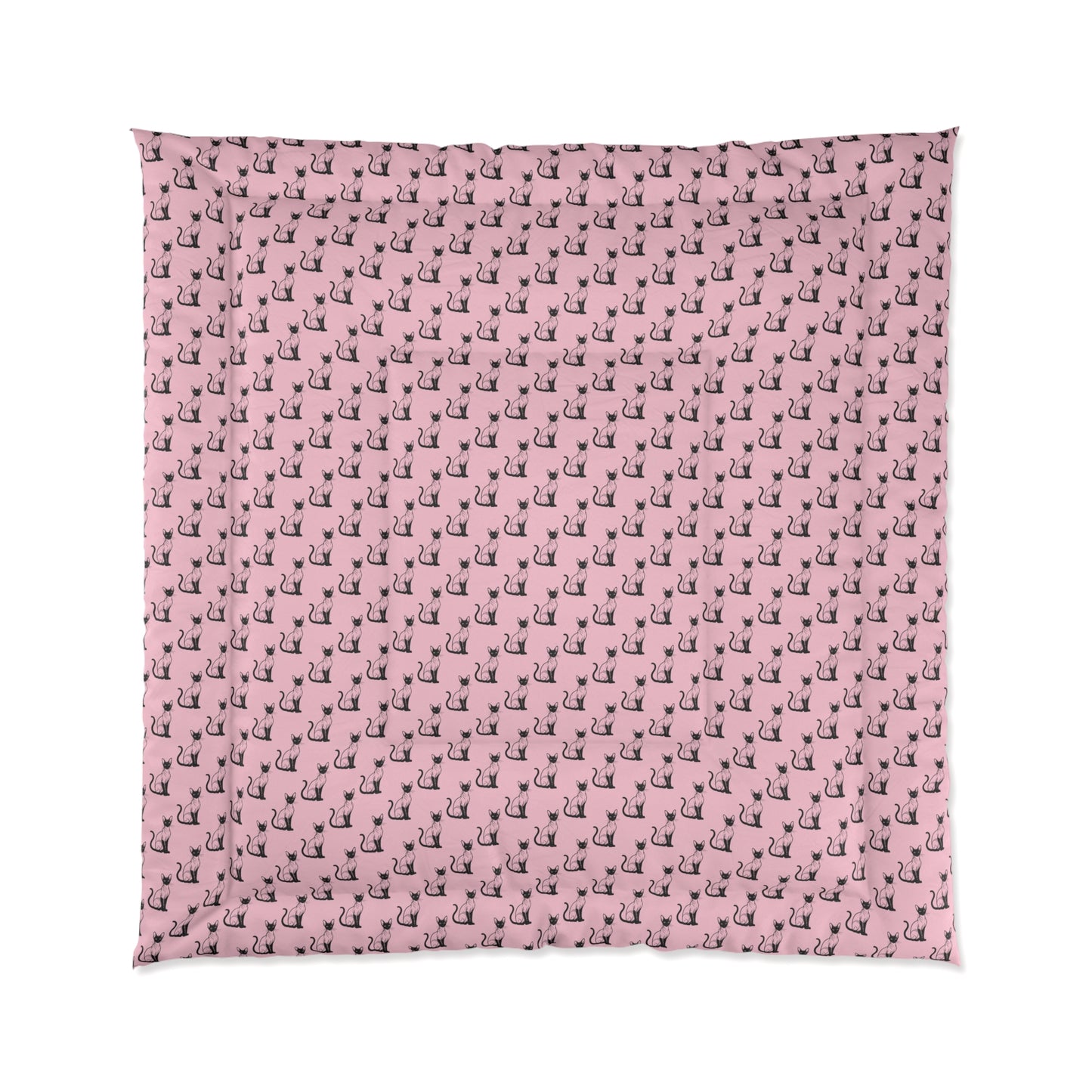 Siamese Charm – Pink Whisper Comforter