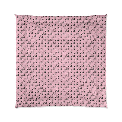 Siamese Charm – Pink Whisper Comforter