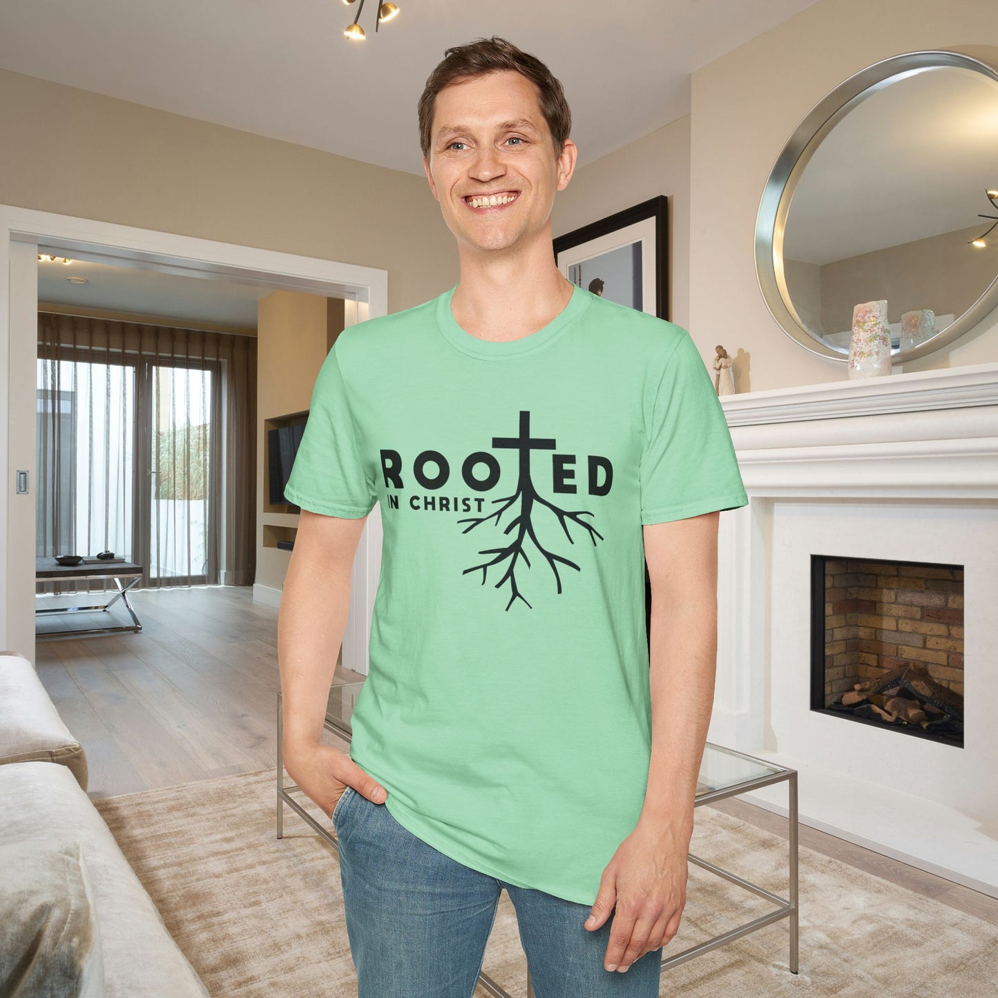 Rooted in Christ Adult T-shirt