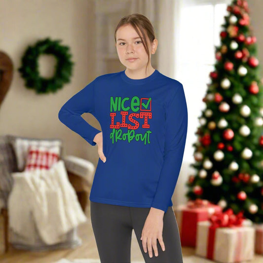 Nice List Dropout Youth Long Sleeve Tee