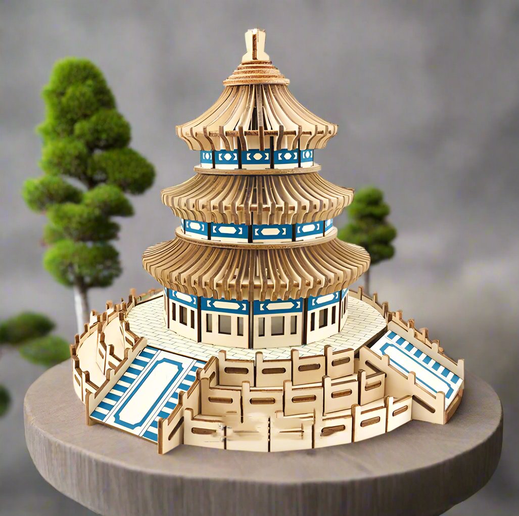 Beautiful Architecture 3D Model Puzzles