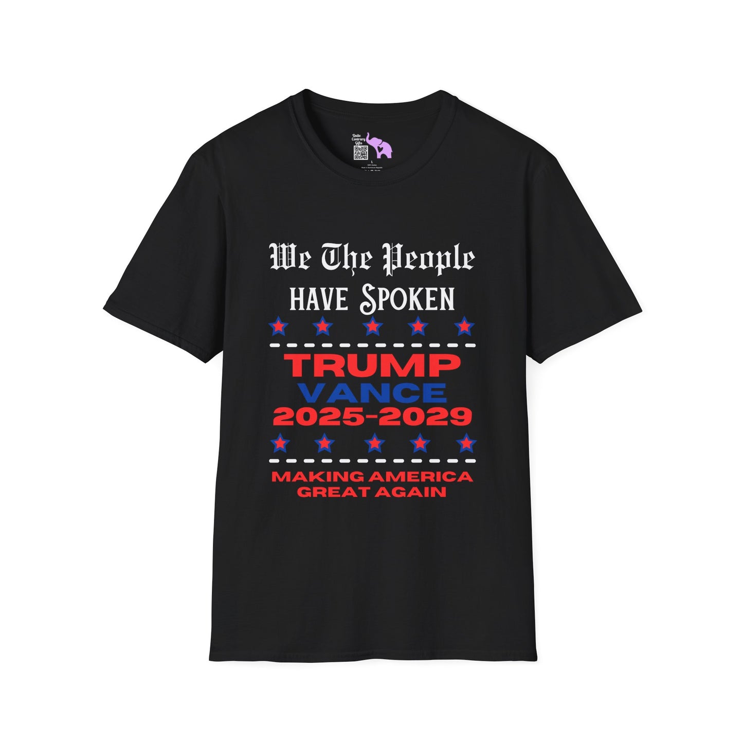 We The People Have Spoken Trump/Vance 2025-2029 Adult T-shirt